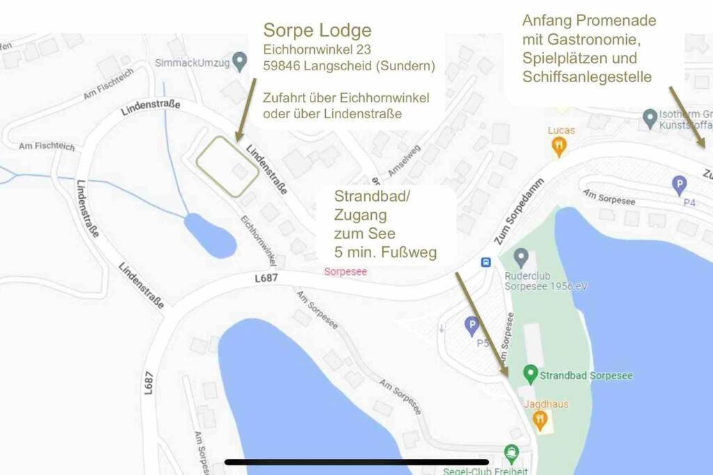 Sorpe Lodge - Entspannte Urlaubstage Am See! Langscheid  Exteriör bild